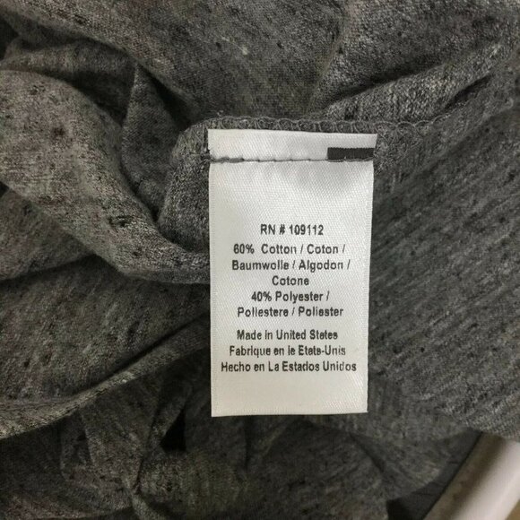 C&C California Womens sz Small S Padma Twisted Back T-shirt Gray Long Sleeve - Picture 8 of 11